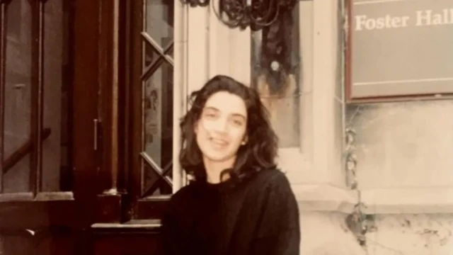 'Unmatched riches at UChicago,' says Ananya Vajpeyi, pictured at the university in 1996
