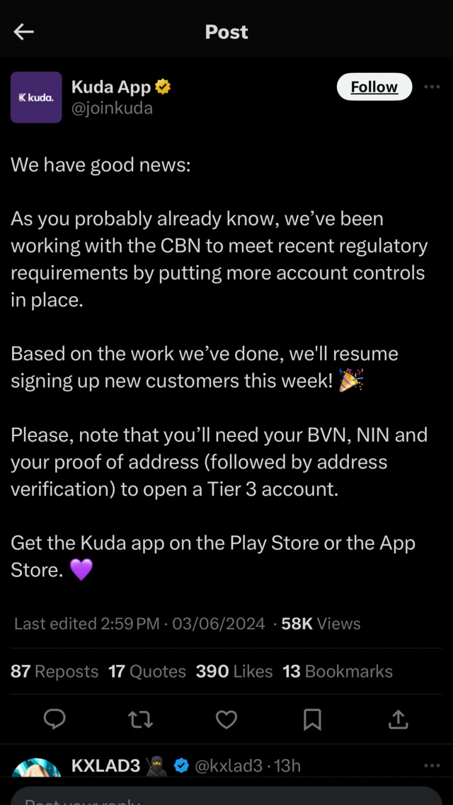 Àtẹ̀jáde tí Kuda fi léde