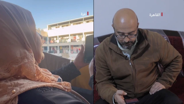 "لا أستطيع التواصل مع أبنائي في شمال القطاع"