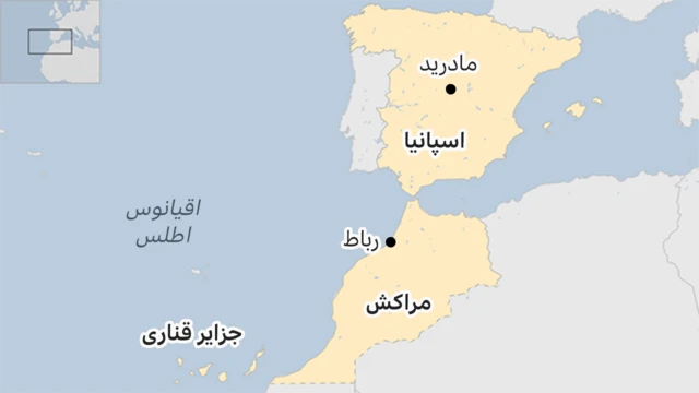 نقشه جزایر قناری