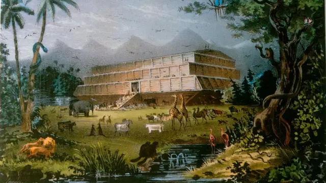 শিল্পীর চোখে নূহের নৌকা