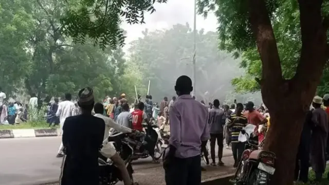 masu zanga-zanga a Kano