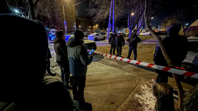 На месте взрыва