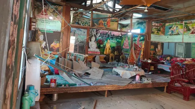 ဖေဖော်ဝါရီ ၂၅ ရက်လေကြောင်းတိုက်ခိုက်ခံရပြီးနောက်မြင်ကွင်း