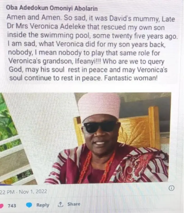 Ọrọ Ibanikedun ọba Abolarin