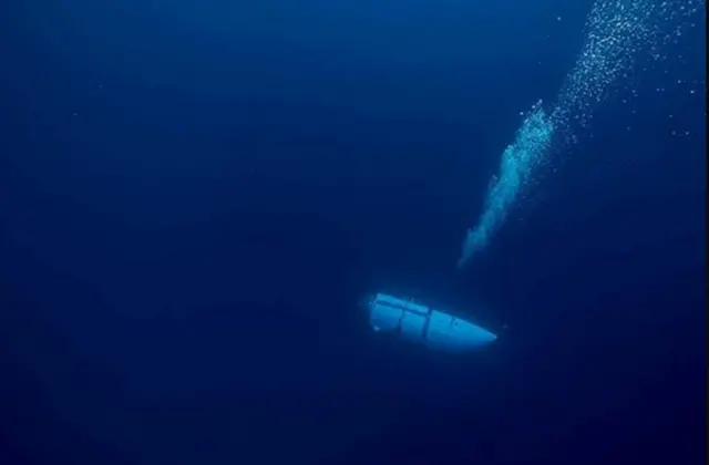 The Titan began its two-hour descent to the Titanic wreck on Sunday