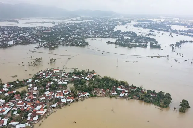 Đắk Lắk chìm trong mưa lũ, ảnh chụp vào tháng 11/2025