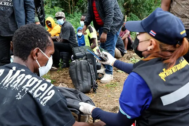 ၂၀၂၅ အောက်တိုဘာ ၂၅ ရက်တုန်းက ထိုင်းနိုင်ငံဘက်ကို KK park ကနေ ထွက်ပြေးလာတဲ့ နိုင်ငံခြားသားတစ်ဦး 