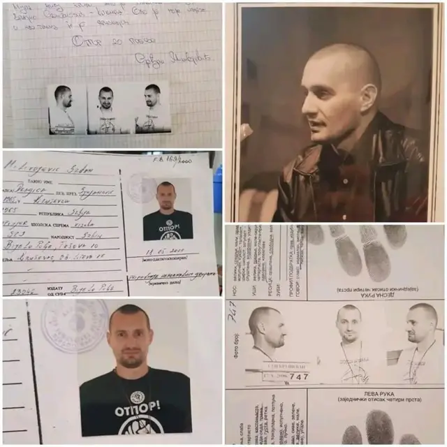 Srđan Milivojević kao mladi otporaš 2000. 