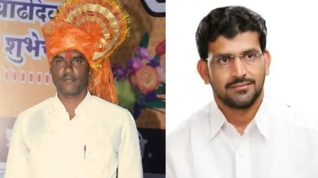 शिवसेना (उबाठा)चे उमेदवार अमर अनंतराव समु्द्रे आणि भाजपचे उमेदवार निहाल काझी 