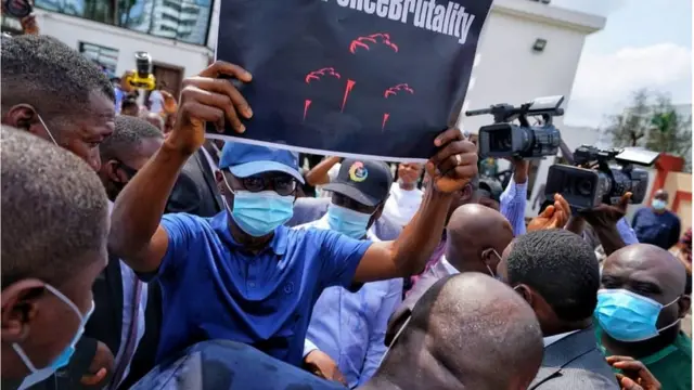 Babajide Sanwo-Olu show solidarity wit Endsars protesters