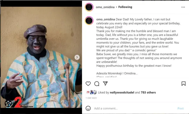 Ọrọ ti Adesola Omidina sọ