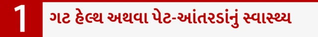 ગટ હેલ્થ અથવા પેટ-આંતરડાનું સ્વાસ્થ્ય