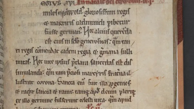 A medieval manuscript