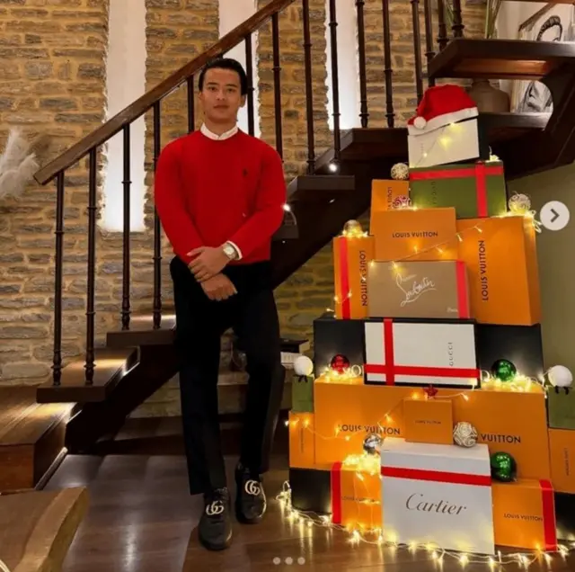 इन्स्टाग्राममा राखिएको एक नेताका छोराको फोटो