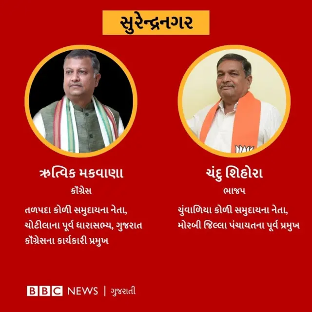 ભાજપ, કૉંગ્રેસ, આમ આદમી પાર્ટી, ચૈતર વસાવા, ગેનીબહેન ઠાકોર, બીબીસી ગુજરાતી