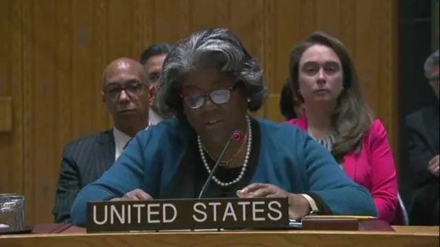 UN'tti ambaasaaddar US kan ta'an Liindaa Toomaas Giriinfiild