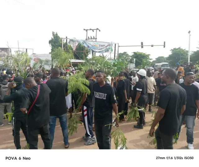 Yelwata community protest