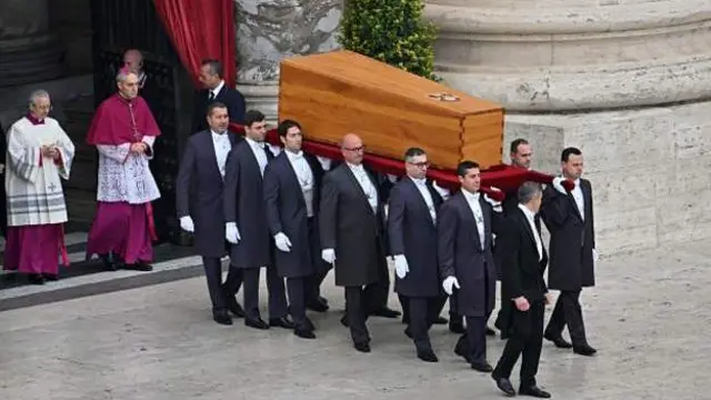 Burial of former pope Benedict XVI