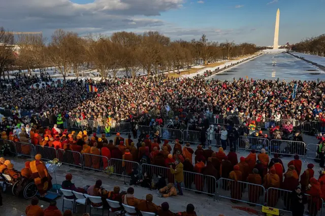 Rất đông người đã có mặt ở Washington DC vào ngày 11/2/2026 khi đoàn bộ hành có buổi chia sẻ khi kết thúc cuộc hành trình 
