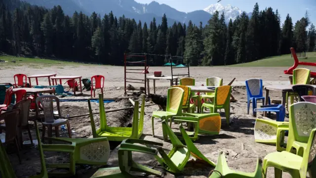 26 sivilin öldürüldüğü Pahalgam saldırısının yaşandığı yer. 