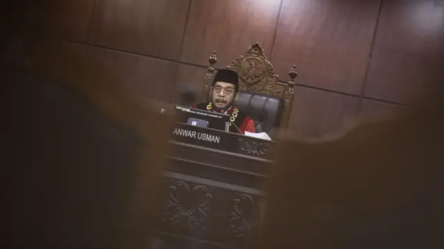 Ketua Majelis Hakim Mahkamah Konstitusi (MK) Anwar Usman