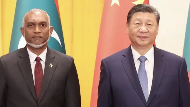 மாலத்தீவு, முகமது முய்சு, இந்தியா, நரேந்திர மோதி, சீனா, ஷி ஜின்பிங்