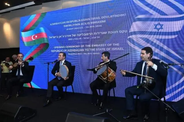 مراسم افتتاح سفارت جمهوری آذربایجان در تلآویو