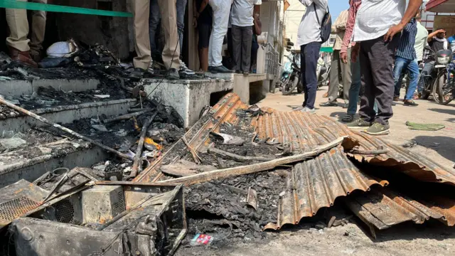 संभाजीनगर आग