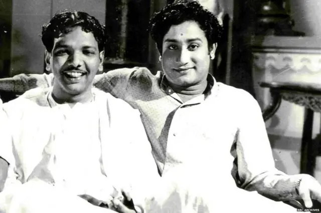 करुणानिधी आणि शिवाजी गणेशन