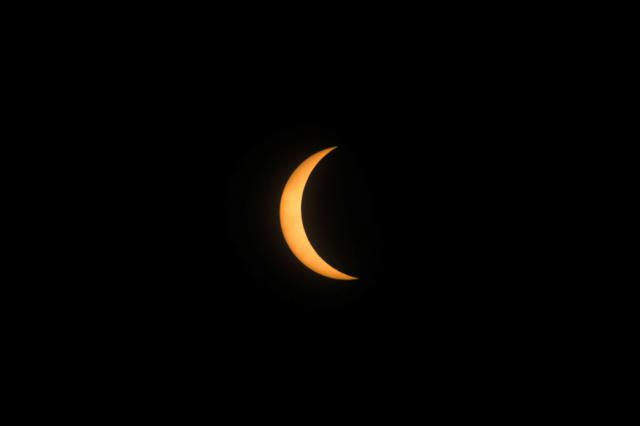 Eclipse solar total visto desde Mazatlán, México, el 8 de abril de 2024.