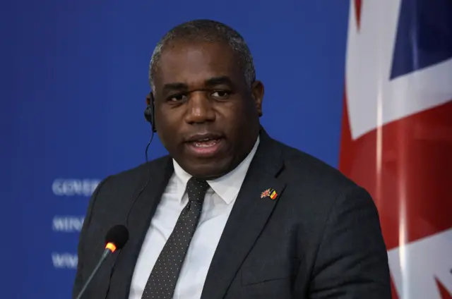 İngiltere Dışişleri Bakanı David Lammy