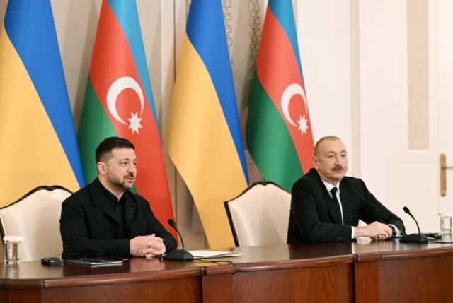 Zelenski və Əliyev 