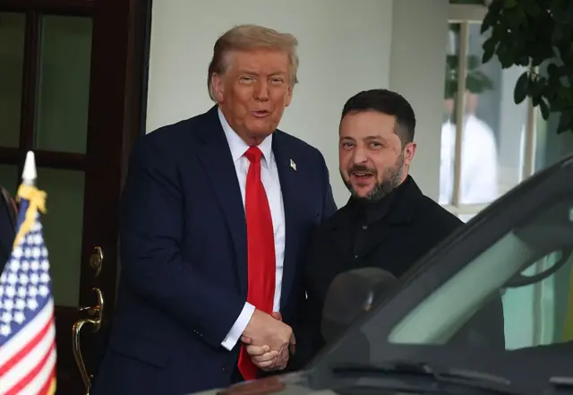 Ông Trump và ông Zelensky 