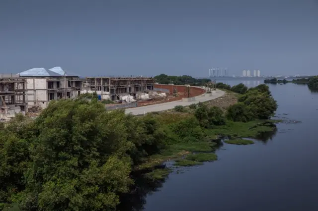 Pulau reklamasi di Jakarta Utara