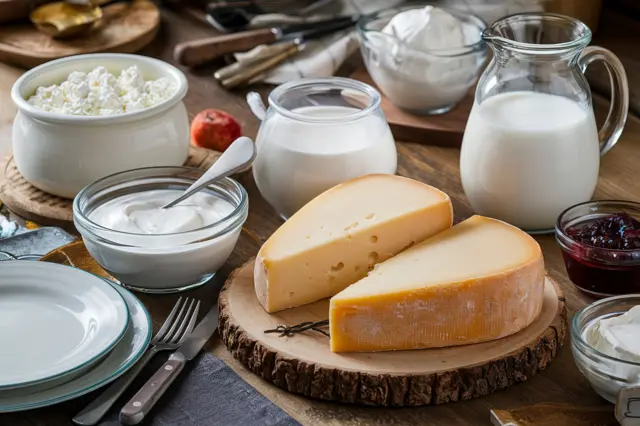 Sağlam pəhrizlərdə az yağlı süd məhsulları tövsiyə olunur. 