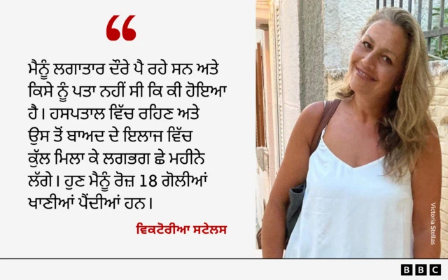 ਚਿੱਚੜ ਦੇ ਕੱਟਣ ਕਾਰਨ ਪ੍ਰਭਾਵਿਤ ਹੋਈ ਵਿਕਟੋਰੀਆ ਸਟੇਲਸ ਦੀ ਟਿੱਪਣੀ