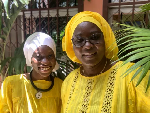 Mariama Dia et sa maman 