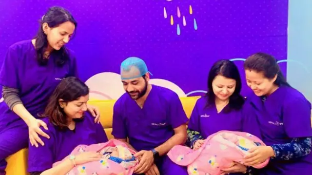 आइभीएफबाट जन्मिएका शिशु