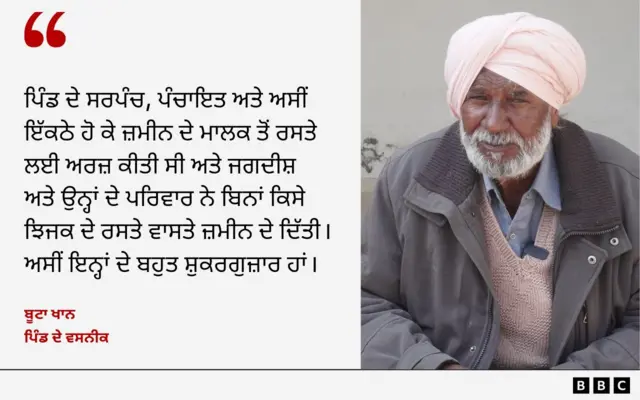 ਬੂਟਾ ਖਾਨ, ਪਿੰਡ ਦੇ ਵਸਨੀਕ