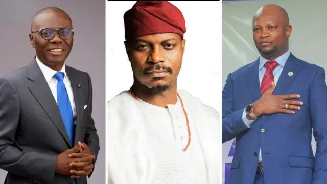 Babajide Sanwo-Olu, Gbadebo Rhodes-Vivour and Olajide Adediran