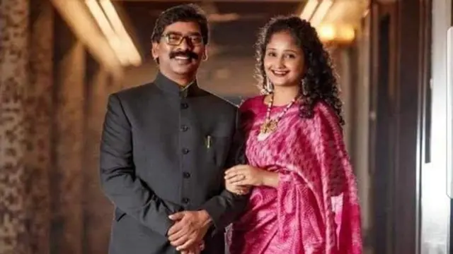 हेमंत सोरेन और कल्पना सोरेन 