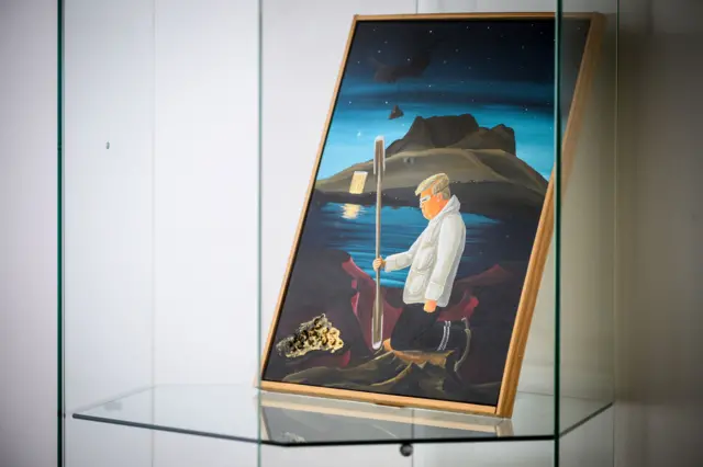 عمل للفنان الغرينلندي كريستيان 