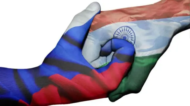 இந்தியா ரஷ்யா ஒத்துழைப்பை பிரதிபலிக்கும் ஒரு சித்திரம்