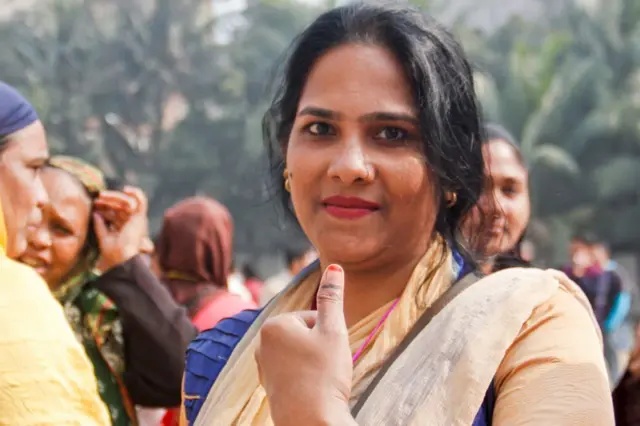 ভোট দেয়ার পর