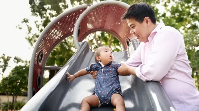 والد اور بچہ