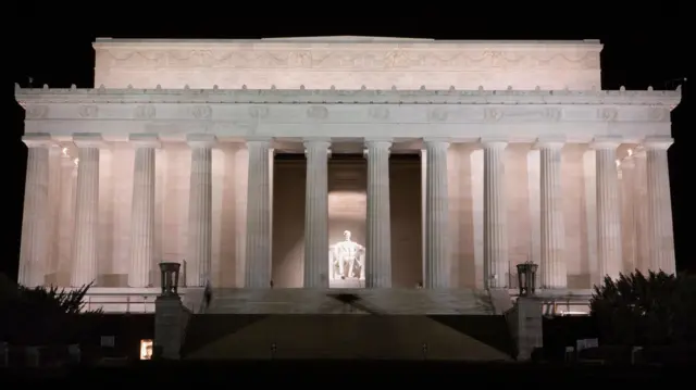 Washington DC'deki Lincoln Anıtı