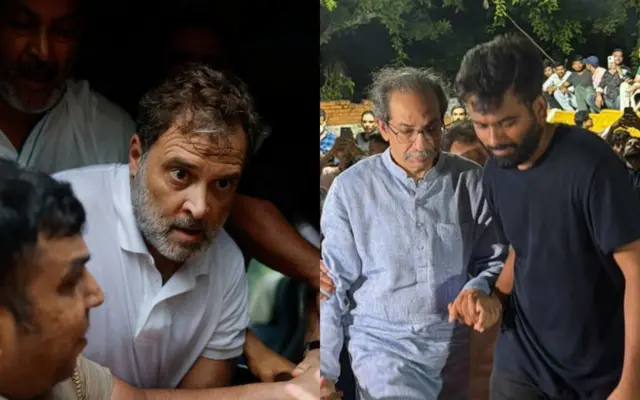 राहुल गांधी, उद्धव ठाकरे और अभिजीत दीपके