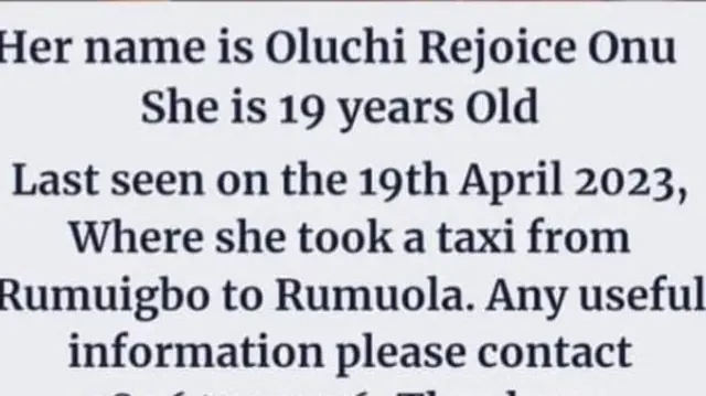 Cases of missing pesins in Port Harcourt