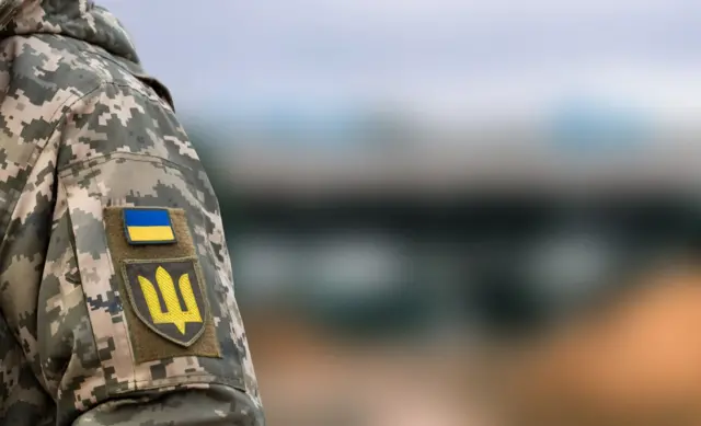 Ukrainian soldier